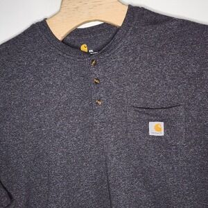 Carhartt Original Fit Men's 2XL T-Shirt Logo Workwear‎ Pockets Short Sleeve Gray